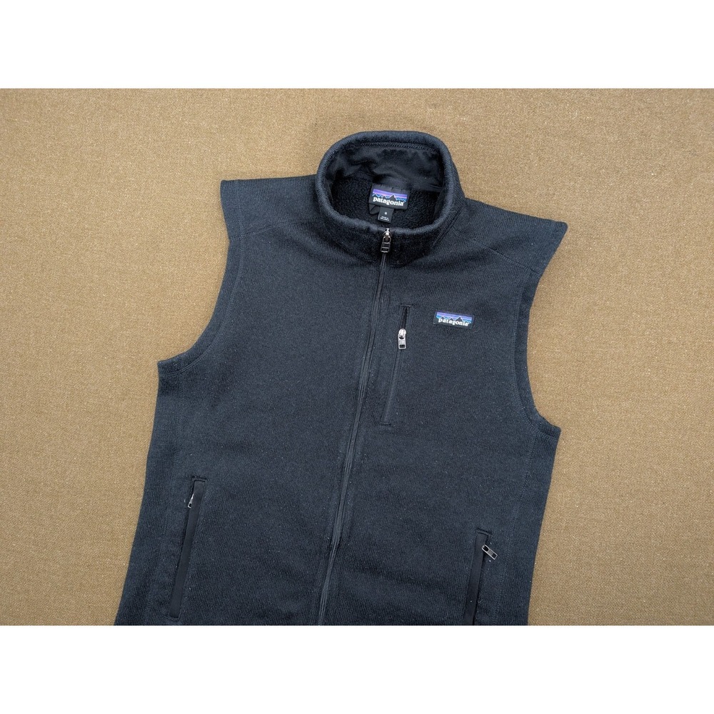 Patagonia Better Sweater Fleece Vest Full Zip Men's Size Medium Black